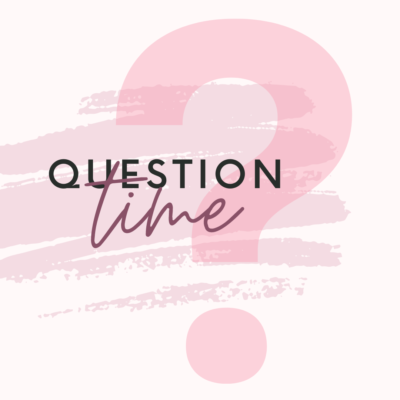 Pink Feminie Question Engagement Instagram Post